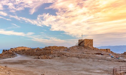 Excursão de áudio a pé autoguiada pela fortaleza de Masada em Israel